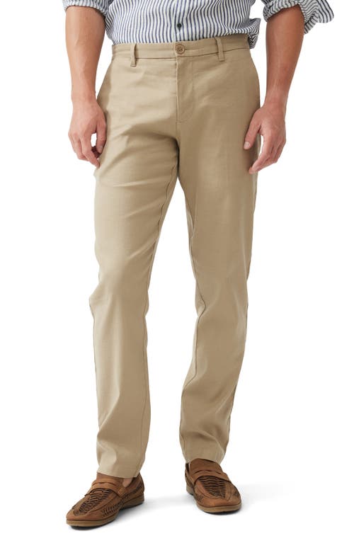 Rodd & Gunn Hurleyville Flat Front Linen Blend Chinos at Nordstrom,