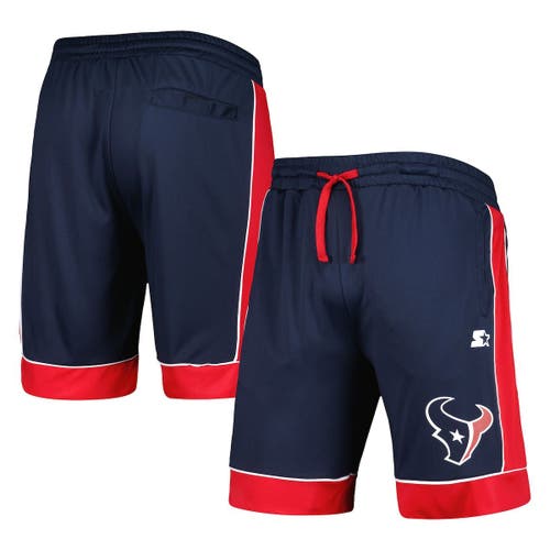 Men's Starter Navy Houston Texans Fan Favorite Shorts