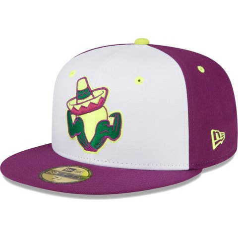 Jersey Shore Blueclaws COPA White-Purple-Pink Fitted Hat