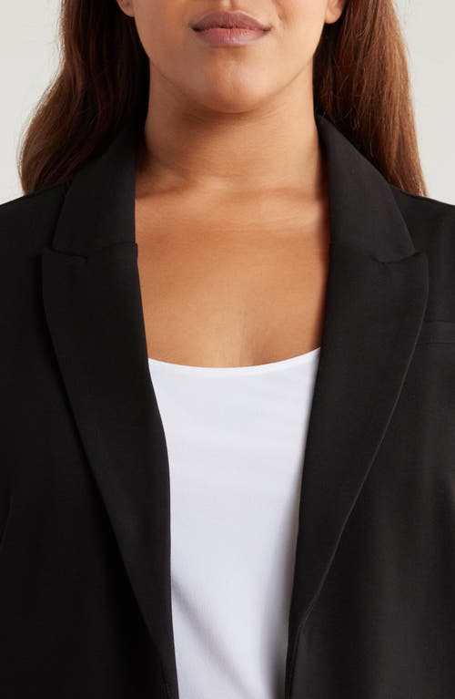 Shop Wit & Wisdom Open Front Blazer In Black