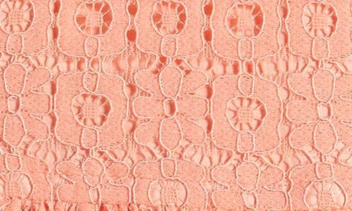 Bcbg Girls Bcbg Kids' Ruffle Cotton Blend Lace Party Dress In Sherbert