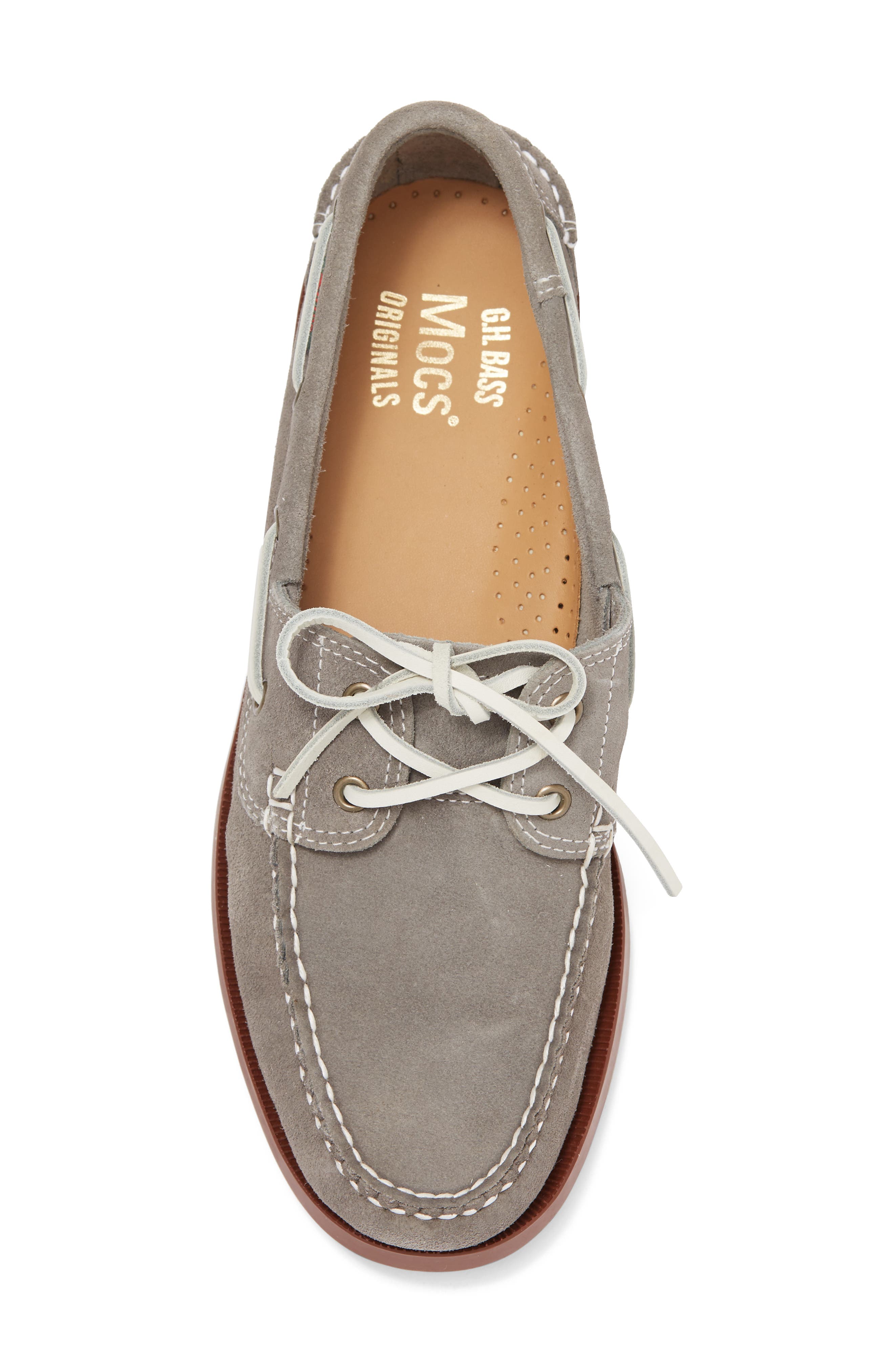 G.H.BASS Hampton Suede Boat Shoe (Men) Nordstromrack