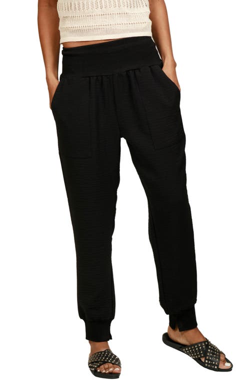 Casual Pocket Joggers in Black