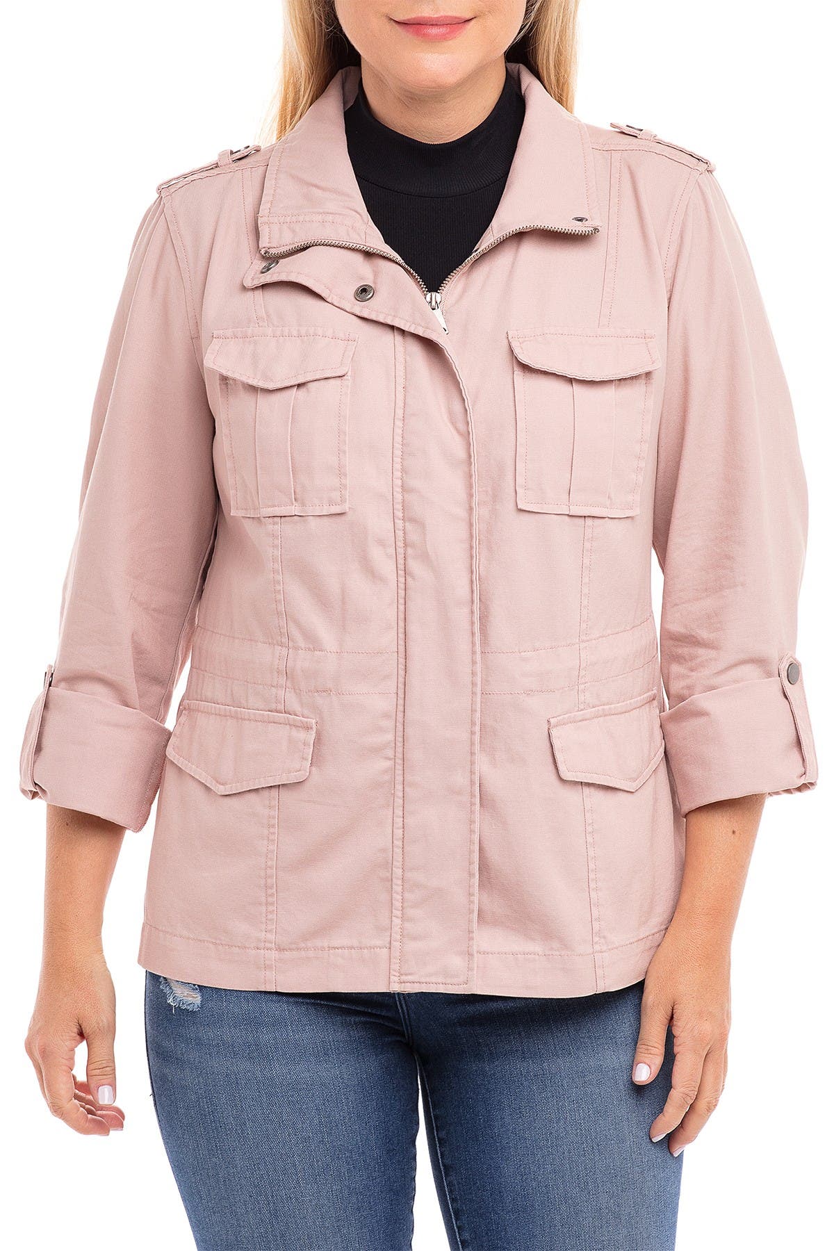 light pink anorak jacket