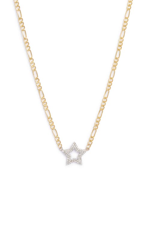 Meira T Diamond Star Necklace in Yellow at Nordstrom, Size 18