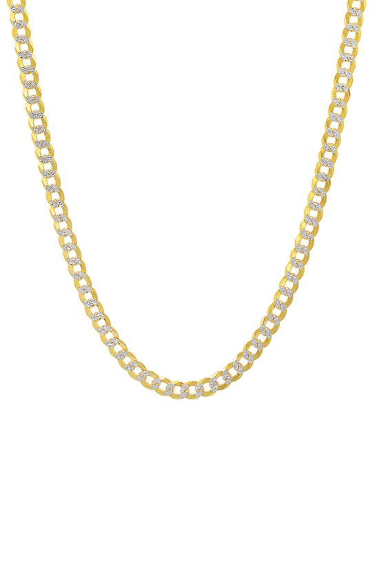 Hmy Jewelry Diamond Cut Chain Necklace In Gold
