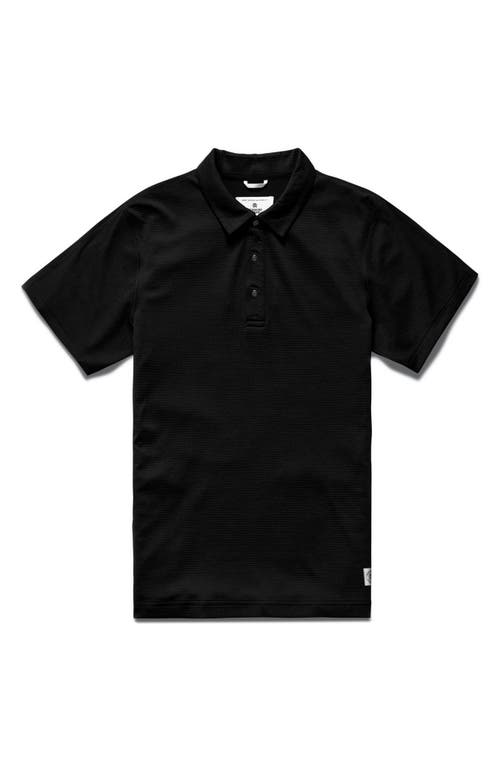 Shop Reigning Champ Solotex® Mesh Tiebreak Performance Polo In Black