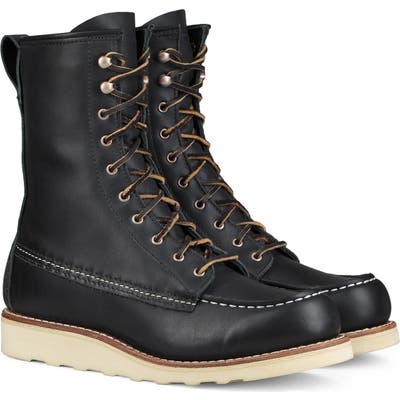Red Wing 8-Inch Moc Boot, Black