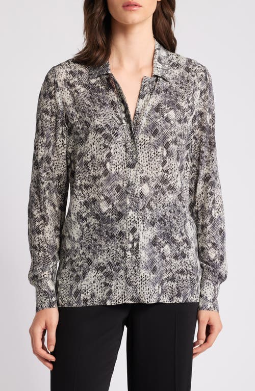 Shop Kobi Halperin Amory Button-up Shirt In Black Mult