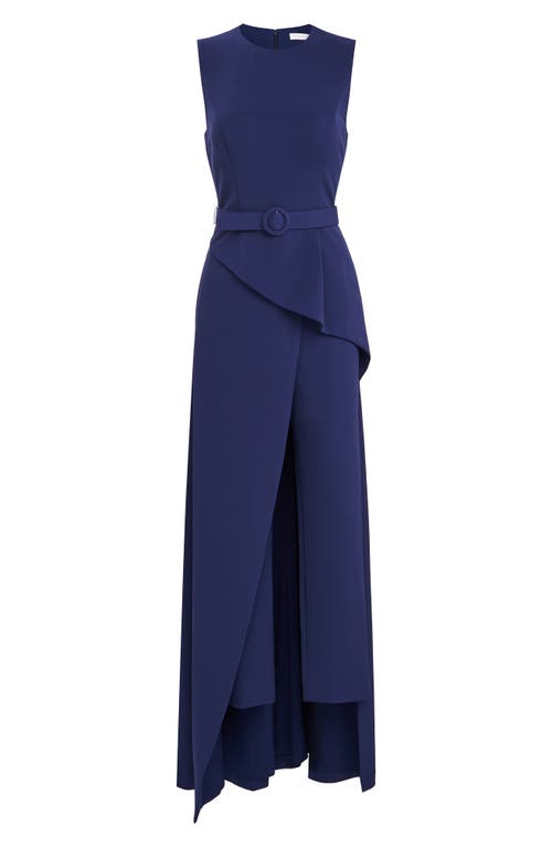KAY UNGER KAY UNGER OWEN BELTED MAXI JUMPSUIT