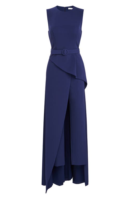 KAY UNGER KAY UNGER OWEN BELTED MAXI JUMPSUIT 