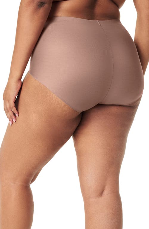 Spanx High Waist Thong Cafe Au Lait In Cafe Au Lait