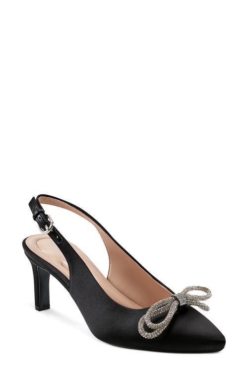 Shop Easy Spirit Roxanne Slingback Pointed Toe Pump In Black