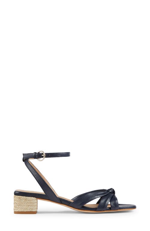 Lk Bennett Peyton Espadrille Heel Sandal In Blu-navy