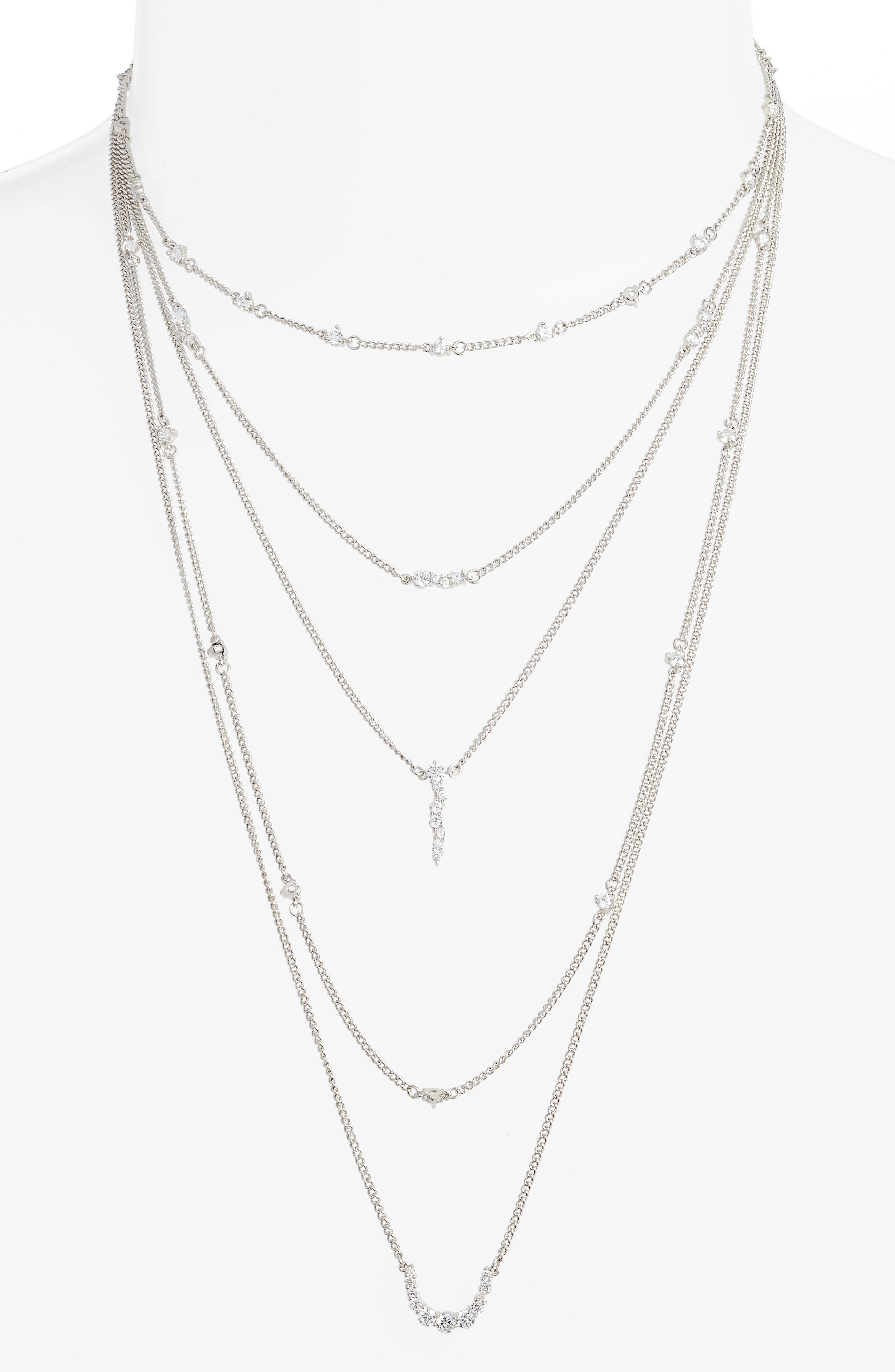 Sterling Silver Faye Layered Necklace Nordstrom