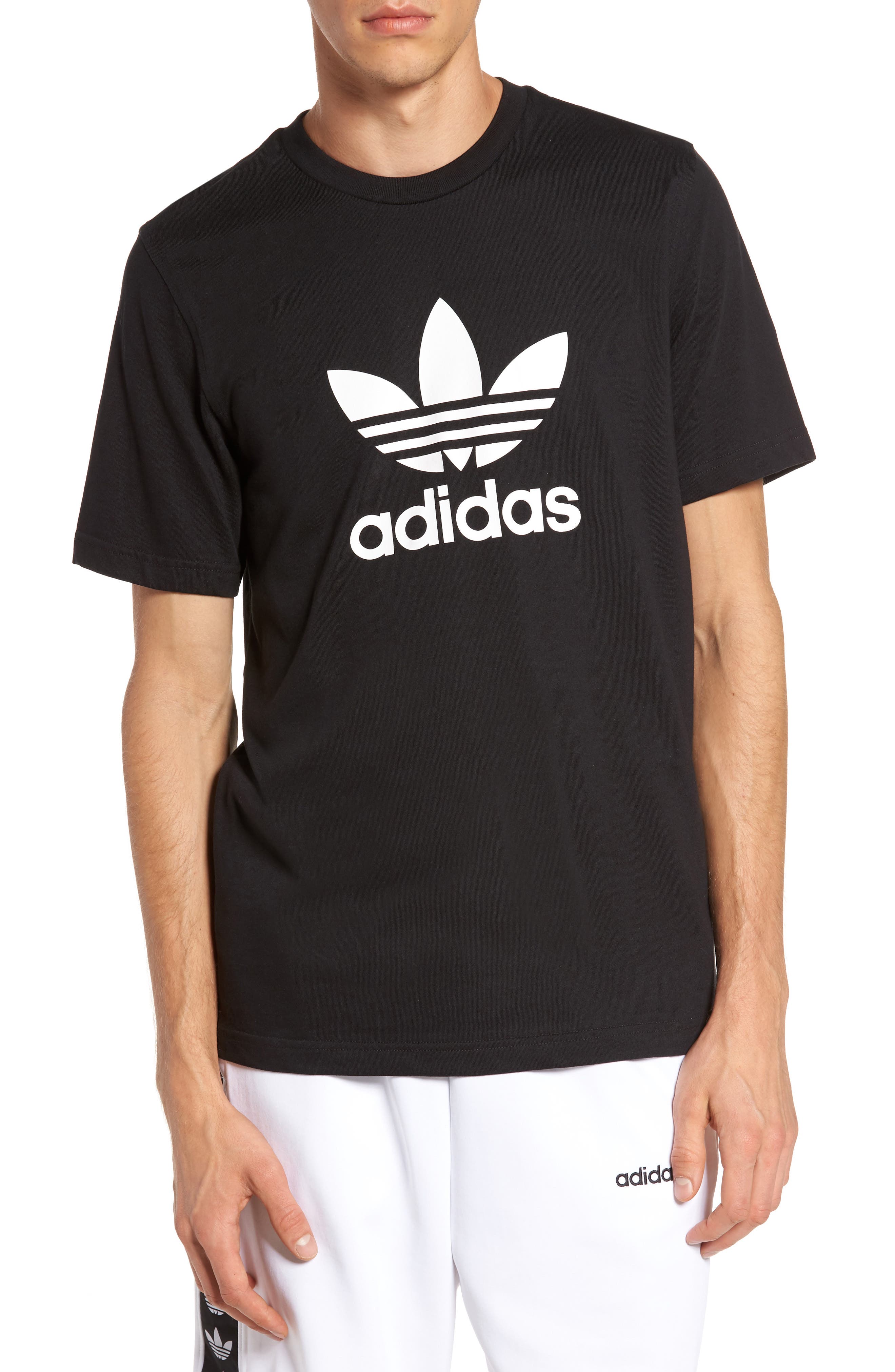 UPC 191034250452 product image for adidas Originals Trefoil Graphic T-Shirt in Black at Nordstrom, Size X-Large Us | upcitemdb.com