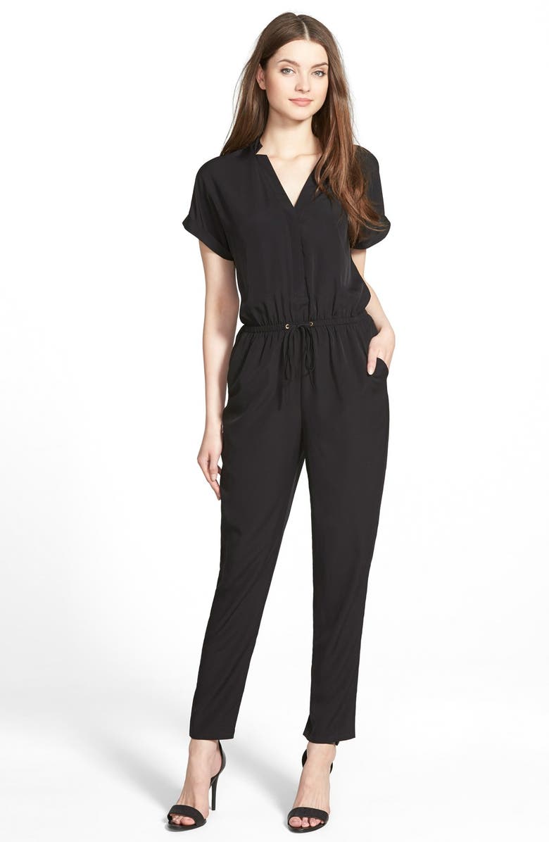 CeCe by Cynthia Steffe Short Sleeve Jumpsuit | Nordstrom