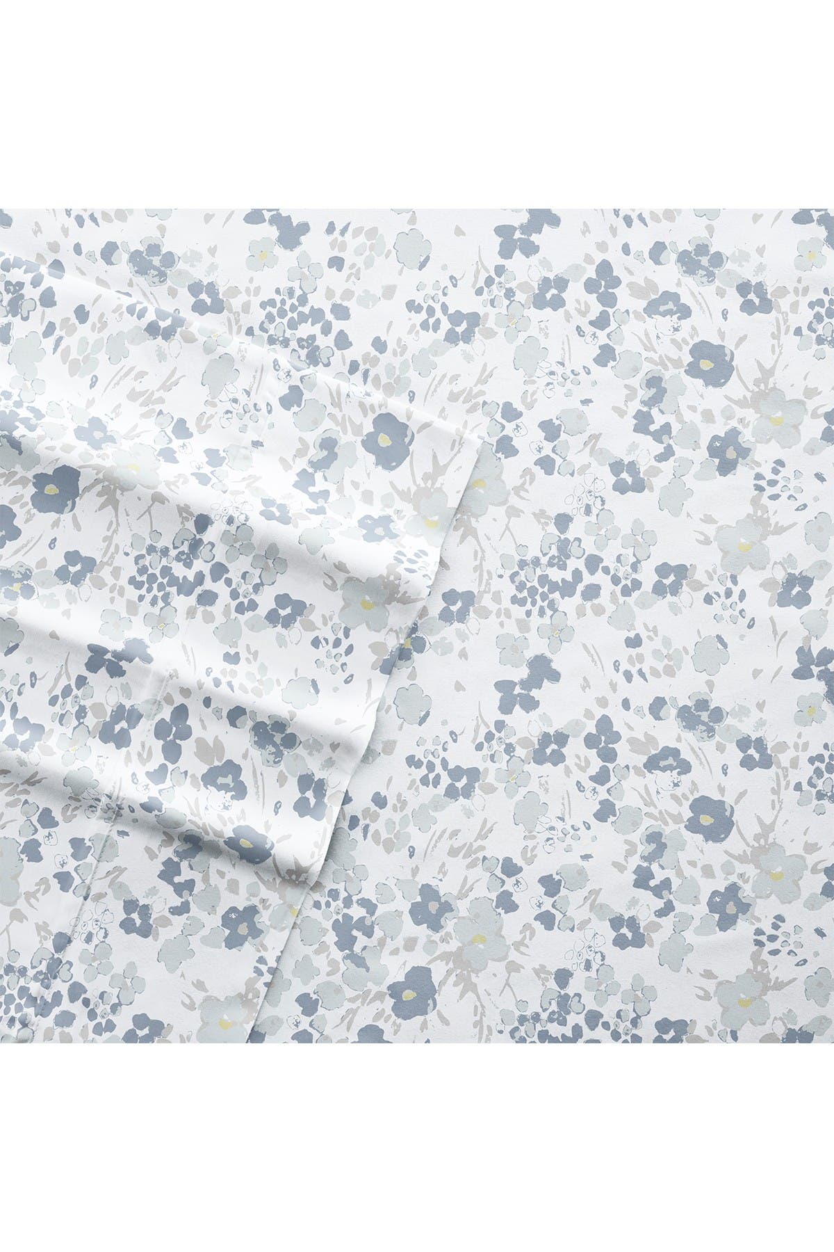 Ienjoy Home Home Collection Premium Ultra Soft Violets Pattern 4-piece Bed Sheets Set In Light/pastel Blue