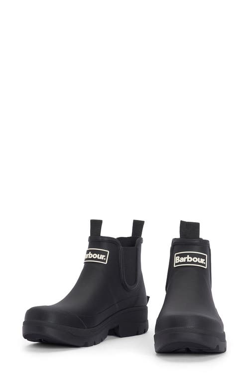 Shop Barbour Nimbus Waterproof Chelsea Rain Boot In Black