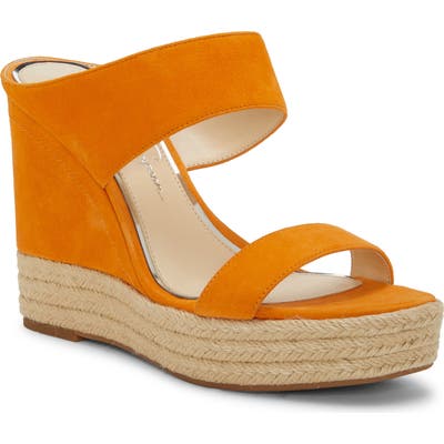 Jessica Simpson Siera Espadrille Wedge Slide Sandal, Orange