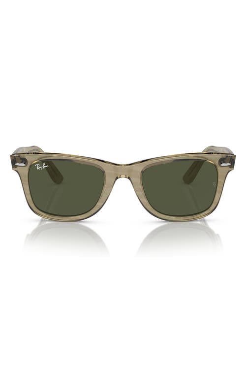 Ray Ban Original Wayfarer Square-frame Sunglasses In Grey/green