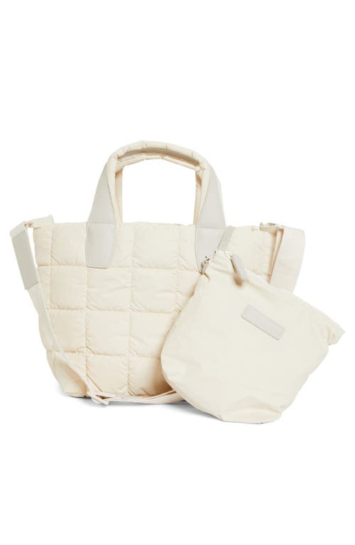 Shop Veecollective Small Porter Water Repellent Quilted Tote In Birch