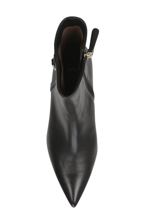 Shop Hugo Boss Boss Janet Pointed Toe Bootie In Black