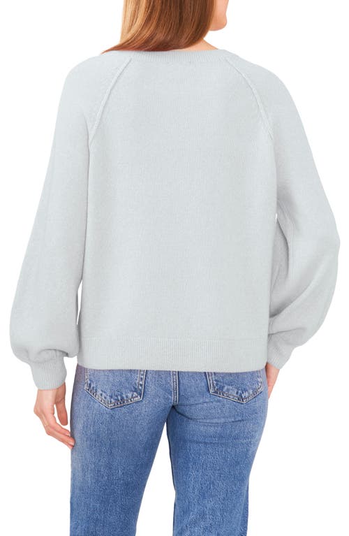 Shop Vince Camuto Raglan Sleeve Sweater In Light Heather Grey