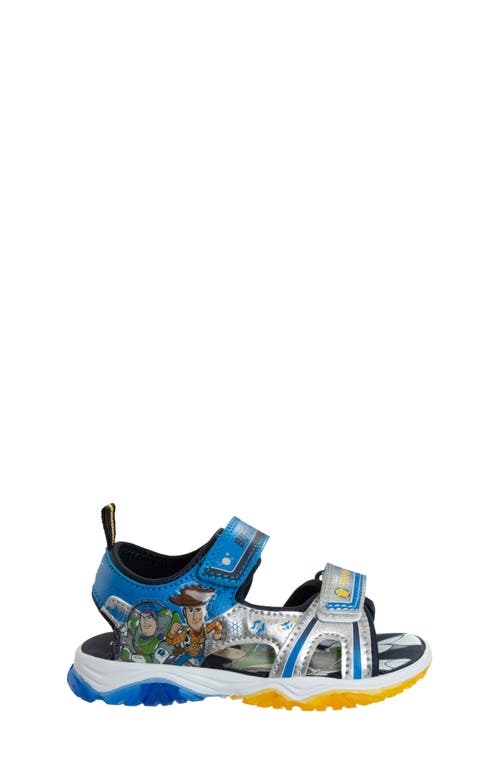 Shop Josmo Kids' Disney Toy Story Sandal In Blue/silver