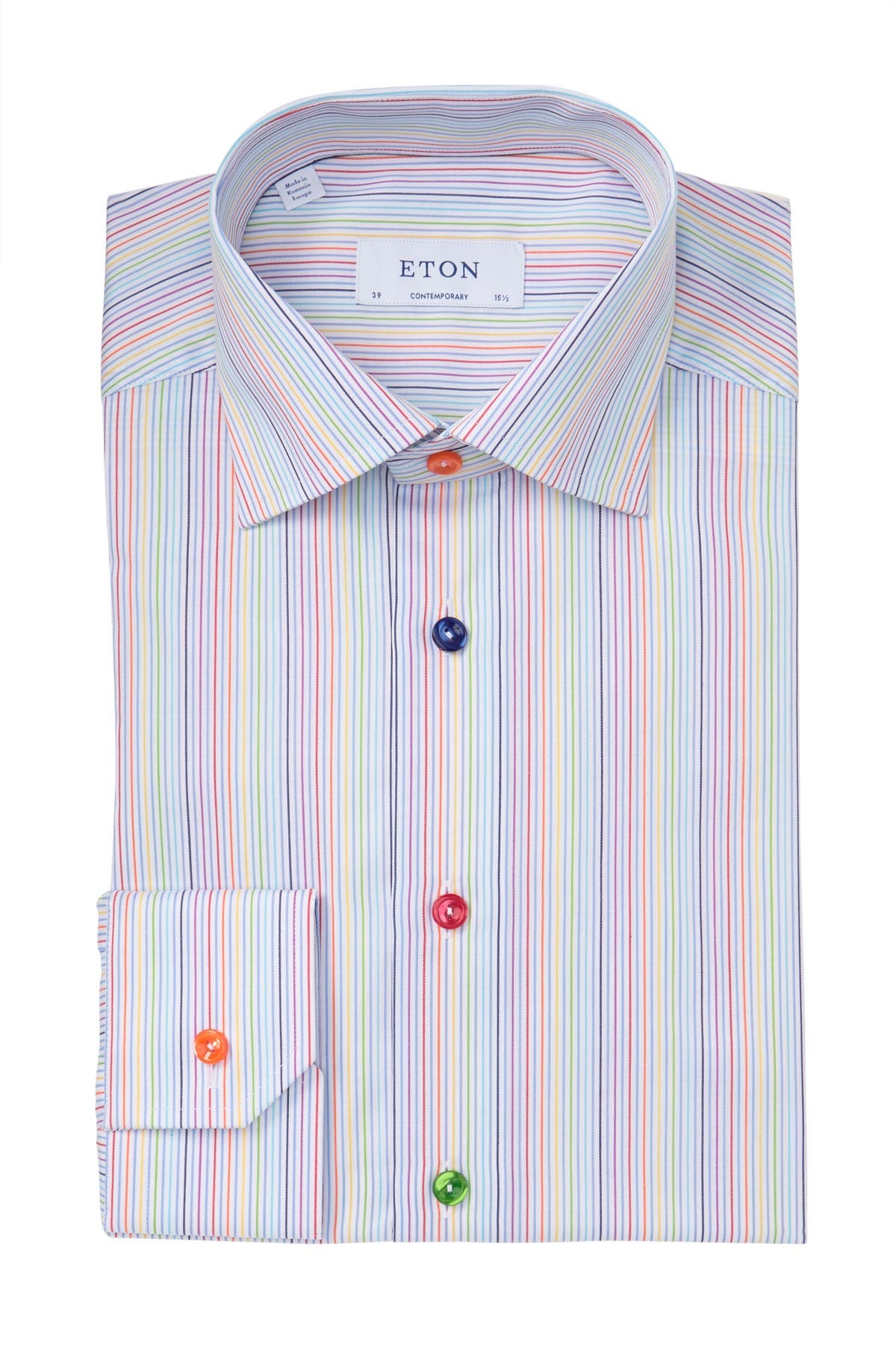 rainbow dress shirt