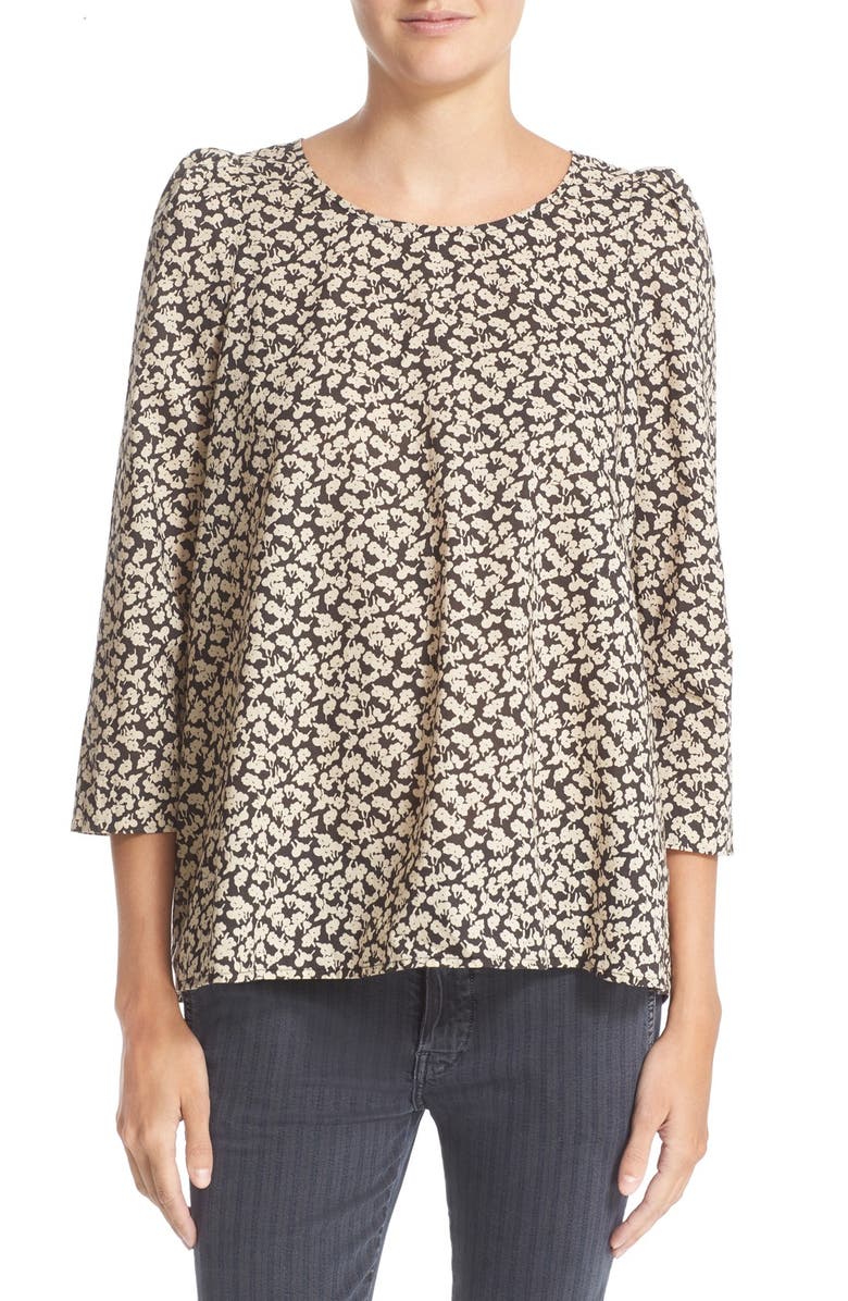 THE GREAT. Print Cotton Voile Blouse | Nordstrom