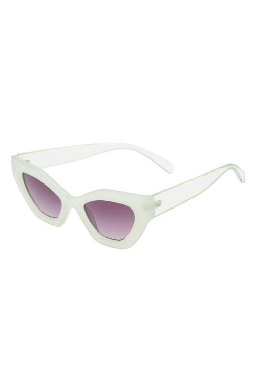 Shop Bp. 53mm Cat Eye Sunglasses In Milky Mint Green