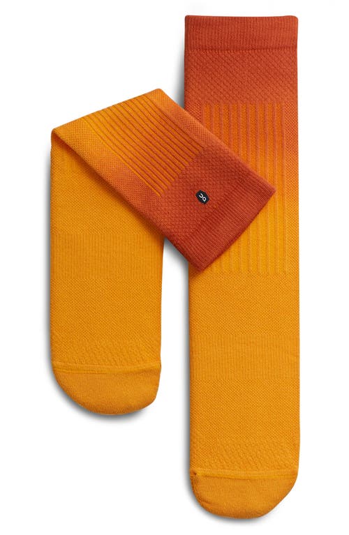 Shop On All-day Calf Socks In Mango/spice