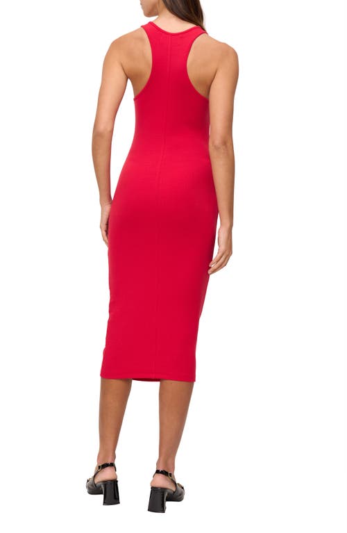 The Standard Stitch The Racerback Midi Dress In Red