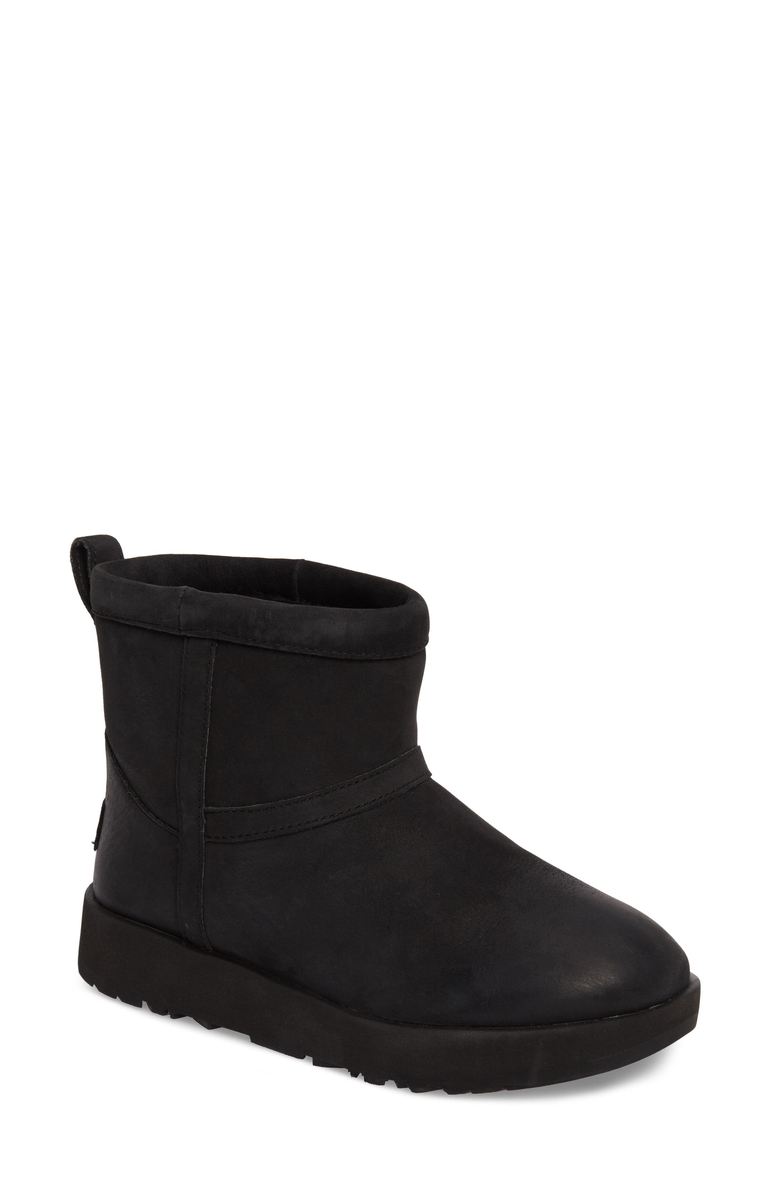 ugg mini leather waterproof