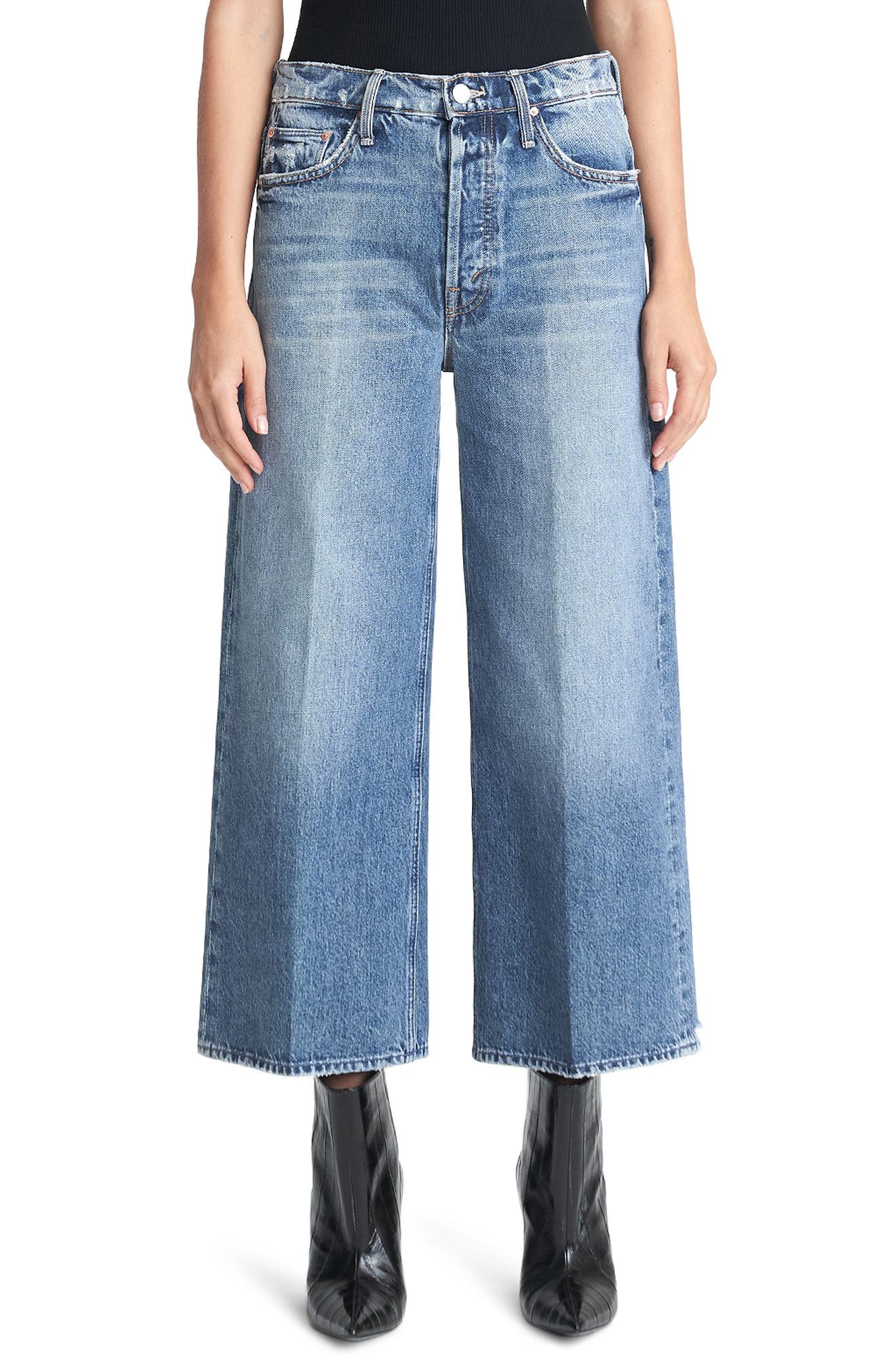 mother jeans wide leg