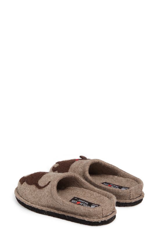 Haflinger Dog Slipper In Earth