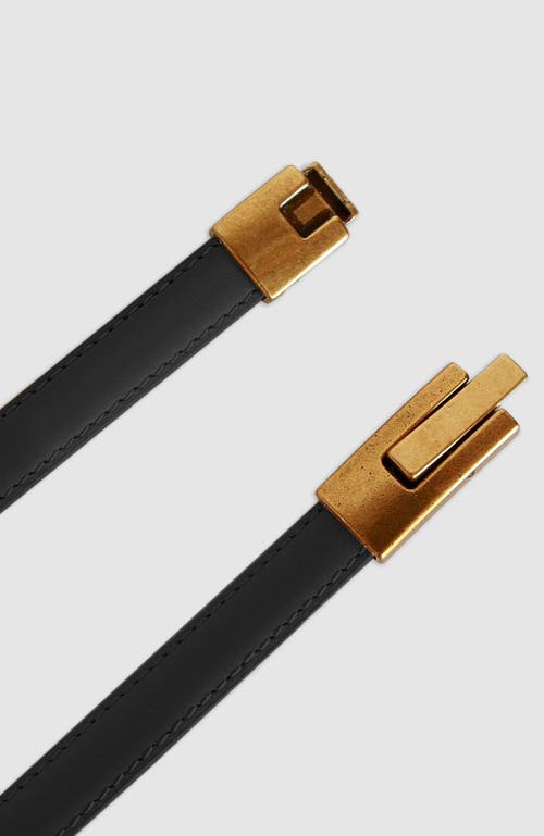 Belle & Bloom Lady Lux Magnetic Belt In Black