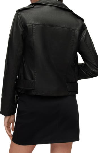 AllSaints Balfern Leather Biker Jacket | Nordstrom