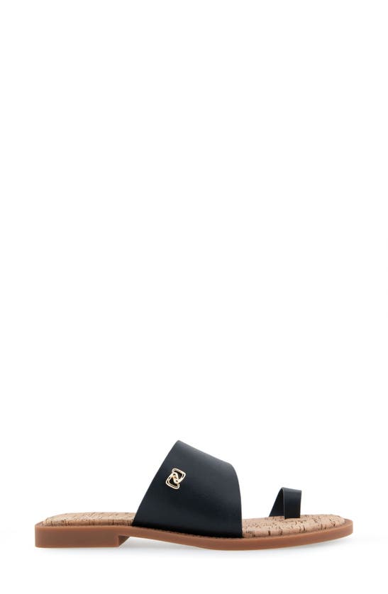 Shop Aerosoles Carder Sandal In Black Pu