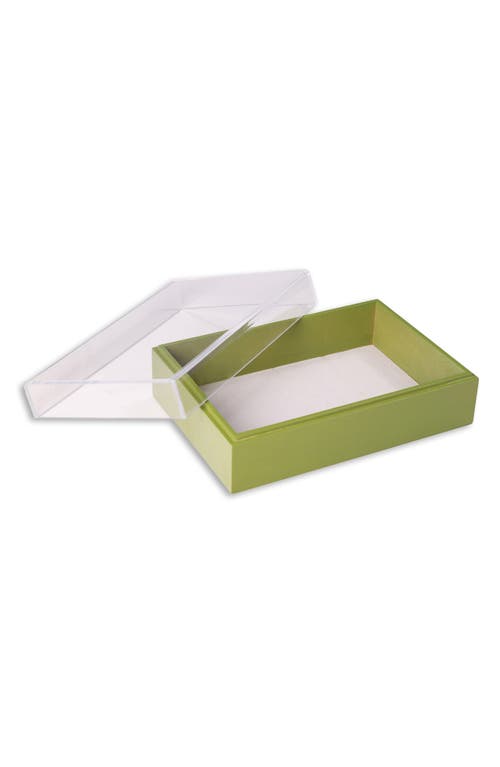Bey-berk Arno Storage Valet In Lime Green