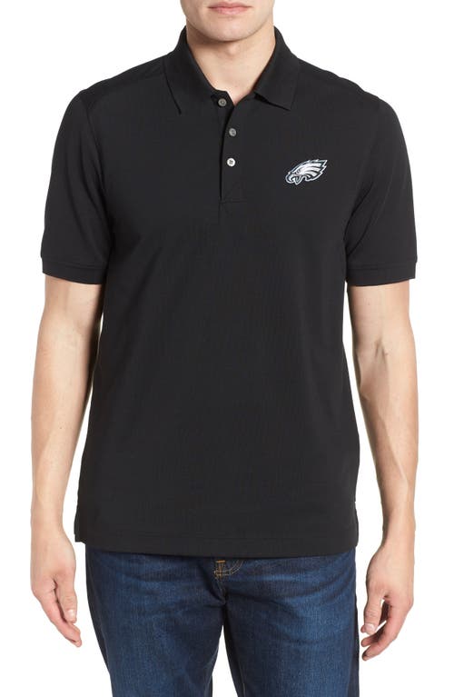 Cutter & Buck Philadelphia Eagles - Advantage Regular Fit DryTec Polo Black at Nordstrom,