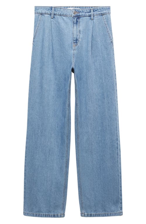 Shop Mango Arletita Straight Leg Jeans In Open Blue