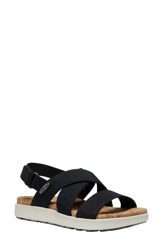 Shop Keen Elle Slingback Sandal In Black/ Birch
