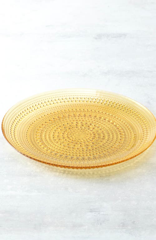 Fortessa Jupiter Set Of 4 Charger Plates In Amber