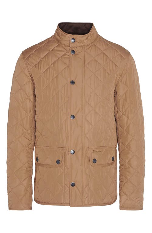 Shop Barbour Lowerdale Quilted Jacket In Light Sandstone/classic