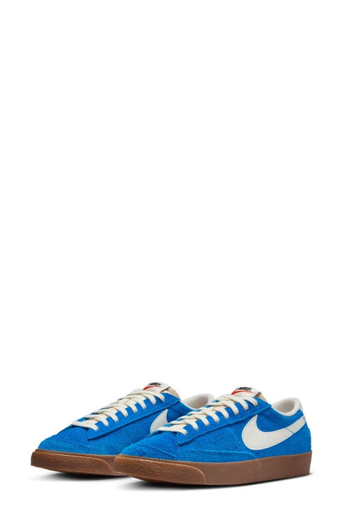Nike Blazer Low '77 Sneaker In Blue/sail/brown