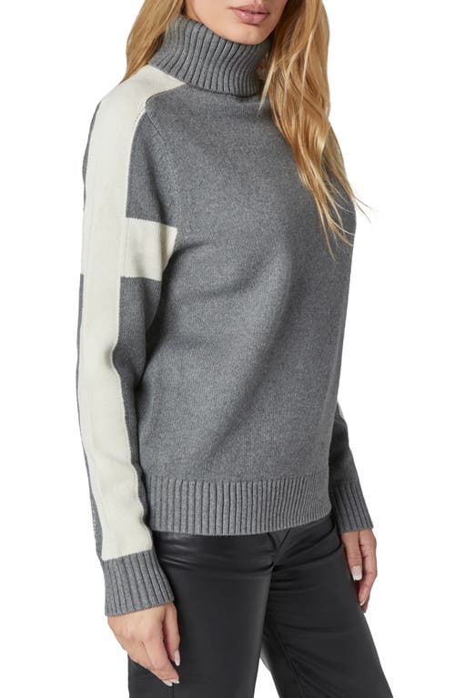 Killian Turtleneck Sweater in Heather Grey