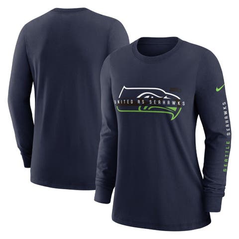 Green Bay Packers Nike Women's Prime Split Long Sleeve T-Shirt - Green