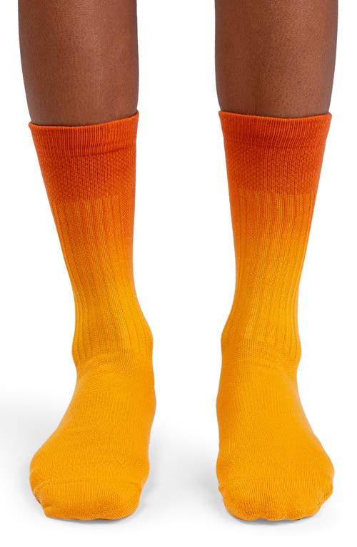 Shop On All-day Calf Socks In Mango/spice